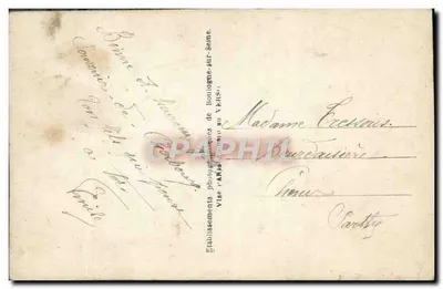 Marne, Yser, Champagne, Meuse, Somme — Minhas Pensativas com essas Flores — DIX 651 — Verso