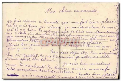 Menina em traje de Natal — paisagem invernal — editor J. Lamy, n° 453 — Verso