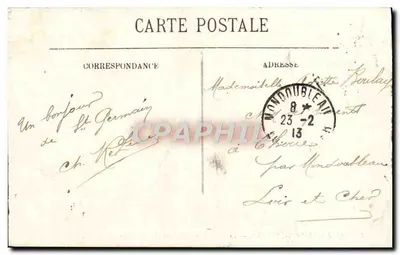 Saint-Germain-en-Laye — O Rond-Point das Rosas e a Terrasse — LL. — Verso