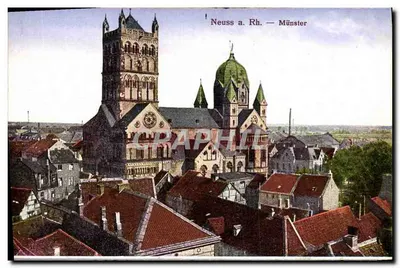 Neuss a. Rh. — Münster — vista da catedral