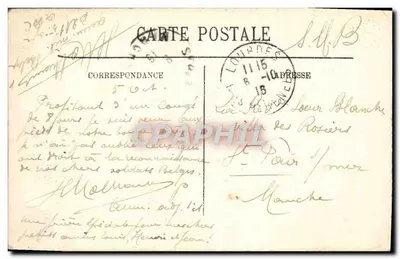 Lourdes — Widok z góry — LL. — N° 220 — Rewers
