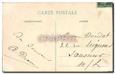 Lourdes - Het Sterke Kasteel en de Stad — E. Erfoury uitgever, n°16 — Achterkant