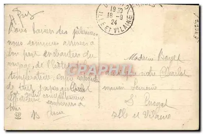 Jaskinia Lourdes — Podczas Narodowego Pielgrzymstwa — Fot. Labouche Fr. - Toulouse, nr 294 — Rewers