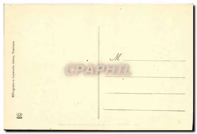 Lourdes — Zamek i rzeka Gave — Héliogravure Labonche frères, Toulouse, n° 826 — Rewers