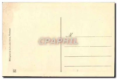 Lourdes — Grotta i Bazylika — Héliogravure Labouche frères, Toulouse, n°819 — Rewers