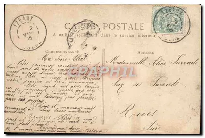 एक बच्चा एक बैंड के साथ — एक महिला का चित्र — निर्माता S.214.F. n°3771 — पीछे