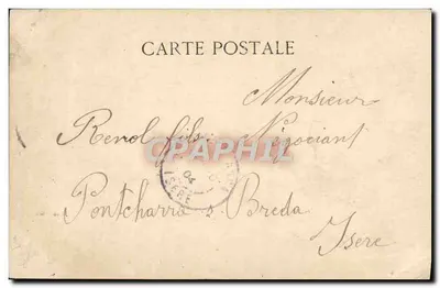 Retrato de uma jovem — editor Rüdlinger, Paris — n° 979/80 — Verso