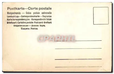 Zamek i dom obok jeziora — F.W. Hayes, Pink, seria N°614 — Rewers