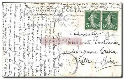 Flores de Convolvulus — Acredito, amo, espero... — Carta postal ilustrada — Verso