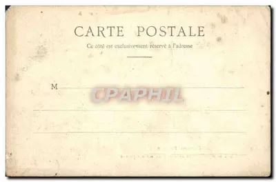 Stara pocztówka Fantazja Francois Boucher Diana wychodząca z kąpieli z jedną z jej towarzyszek — Rewers