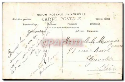 Niño marinero — A ti desde el corazón — GROBE, París, n°725 — Reverso