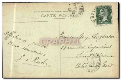 Mont-Saint-Michel — Abpia, absydę kościoła (XV wiek) — J.P. Wydanie specjalne w Abpii, n°78 — Rewers