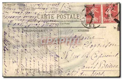 La Bourboule — Le Lac du Barrage — LL — Verso