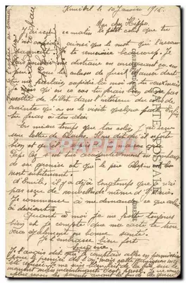 O Cruiser-Couraçado Gueydon — Coleção H. Laurent, Port-Louis — Verso