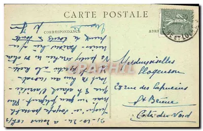 Tours (Indre-et-Loire) — Katedra św. Gatiana, absydę — A.P. n°163 — Rewers