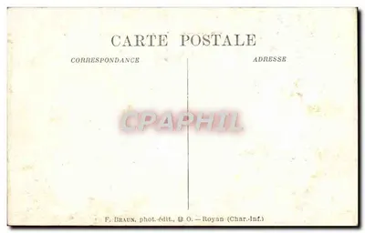 Pons — La Tour et le Château — F. Braun, phot.-édit., Royan (Char.-Inf.) — Rewers