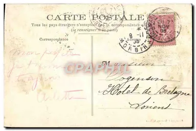 Savigné-l'Évêque — Le Château du Rocher — Papier-Imprime T. Bonnoret, Le Mans — Rewers