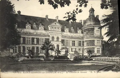Saint-Georges-sur-Loire (M.-et-L.) — O Castelo de Serrant — L. V. fot.