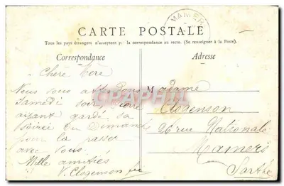 Angers — A Estátua de Marguerite d'Anjou — Editor dos Dois Irmãos — Verso