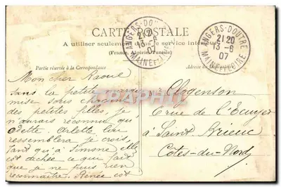 Angers-Doutre — Starszy Dom Pienitentów — Kolekcja L. Q. 1 — Rewers