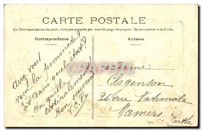 Angers — Boulevard du Chileau — éditeur inconnu, n°25 — Verso