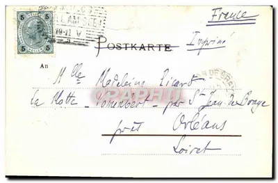 Zell am See g. d. Stein. Meer — widok jeziora i zasnieżonych gór — Würthle & Sohn, Salzburg, nr 180 — Rewers