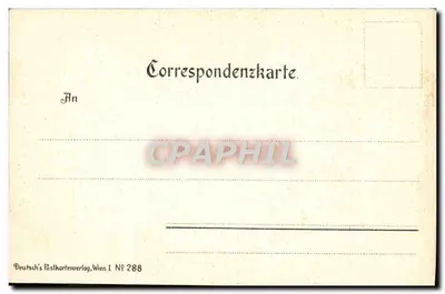 K. K. Hofburg — Wiedeń — Deutsch's Postkartenverlag, Wiedeń I N° 288 — Rewers