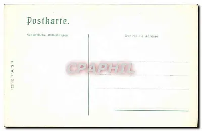Viena - Castelo de Schönbrunn, vista do parque — editor B.R.W. n° 571 — Verso