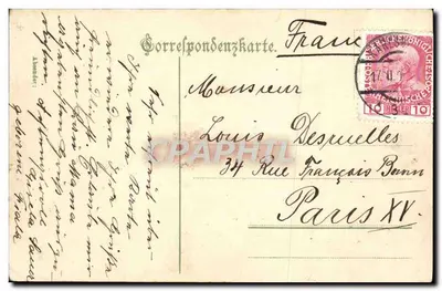 Karlsbad. Kursalon w Parku Miasta — Brück & Sohn, Meissen, nr 2142 — Rewers