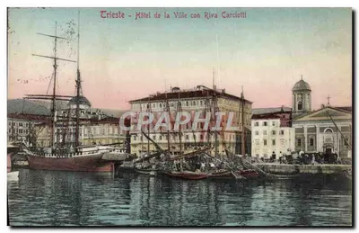 Trieste - Hotel da Cidade com Riva Carciotti — editor Druckkraft, n° 36657