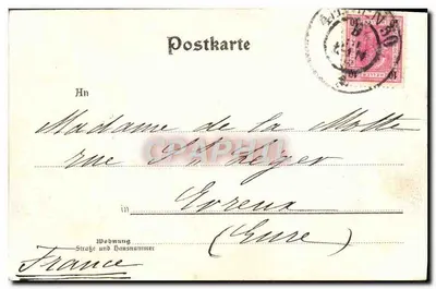 Rathaus Viena — Estátuas de Personalidades Históricas — K. Ledermann, Viena I, n° 6518 — Verso