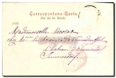 Bellaia mit Burggasse — 1. Bes. — Edgar Schmidt, Dresden, nr 1953 — Rewers