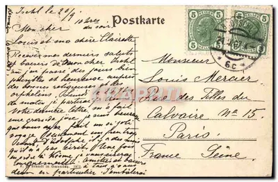 Bad Ischl. Esplanada — widok mostu i kościoła — wydawca F. E. Brandt in Gmunden — Rewers