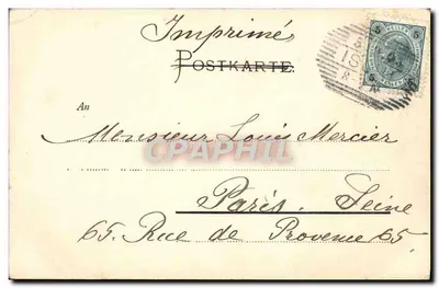 Kreuzstein an der Ischlerstrasse — Salzbourg — Würthle & Bohn, Salzbourg, 1905 — Verso
