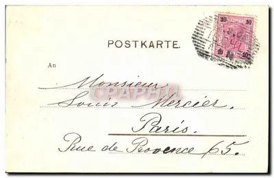Ischl, pomnik Dr. Wirera w Kurparku — Würchle & Sohn, Salzburg 2629 — Rewers