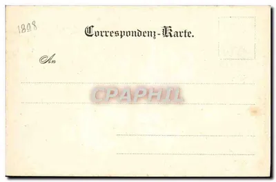 Franz Joseph I — 50º aniversário do reinado (1848-1898) — Lith. A. Joseph, Passau 1897 — Verso