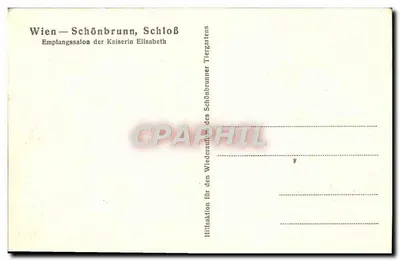 Wiedeń — Schönbrunn, Zamek — Odbiorcze salon Imperatorki Elizy — Rewers