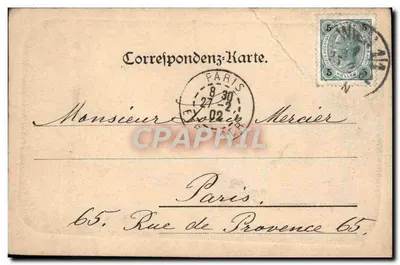 Ópera de Viena — K. F. Hof-Oper — editor K. K. Kunsthofverlag & Co. n° 2 — Verso