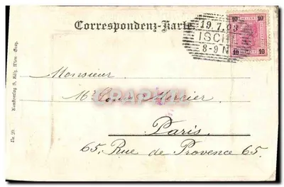 Wien. Théâtre de la cour. Sardin au peuple. Volksgarten — éditeur Kunfering A. Kölj, Wien — Achterkant