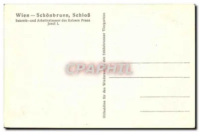 Wiedeń—Schönbrunn, Zamek — Sala pracy i pisma cesarza Franciszka I — Rewers