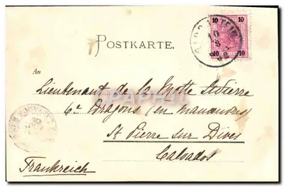 Hassfeld, Erzherzogin Valerie-Hütte — montanhas nevadas, cabana alpina — Wunthele & Sohn, Salzburgo, n° 321 — Verso