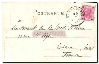 Cachoeira da Malte - Bad Gastein - editor: M. Halle & Sohn, Salzach — Verso
