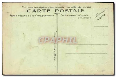Cloître de l'Ossuaire de Douaumont — Alvéoles des Tombeaux — Phototypie A. Humblot, Nancy — Verso
