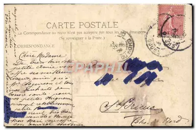 Besançon - Faubourg Tarragnoz et la Citadelle — éditeur IMPRIMÉ SUR LA CARTE n° 332 — Verso