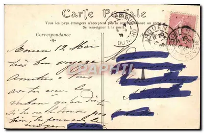 Rouen — L'Hôtel Bourgibieroulde — N.D. 1907 — Verso