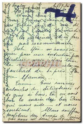 Sześciu Burżurowców z Kalais — monumentalna figura — Lucien Pallet, wydawca, nr L.P. 15 — Rewers