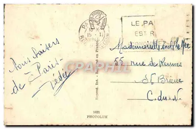 Paryż — Święty Serce — widok panoramiczny — Photolux nr 1021 — Rewers