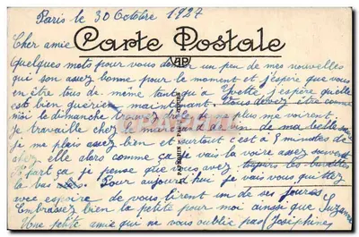 Paris — A Estação St-Lazare (côte de la Cour du Havre) e a Rue d'Amsterdam — editor A. P. Cadet — Verso