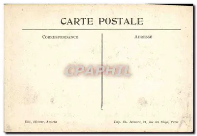 Méharicourt (Somme) — Une Rue après la Guerre 1914-1915 — Visé à Paris No. 355 — Verso