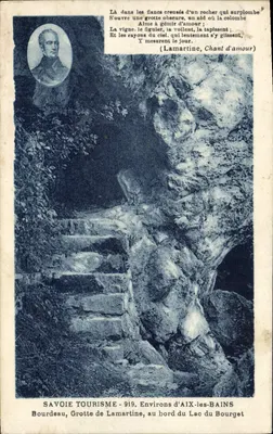लामार्टिन की गुफा - एक्स-लेस-बैंस के आसपास, सैवोय - सैवोय टूरिज्म नंबर 919